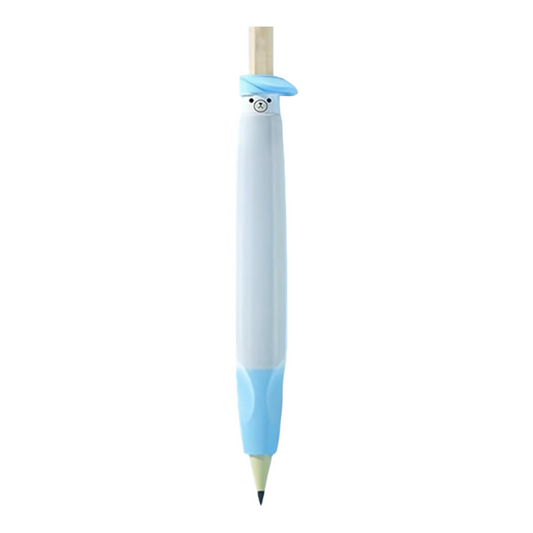 Silicone Hand Writing Aid Pencil Holder For Kids Blue Color || مسكة قلم كاملة للاطفال لون ازرق