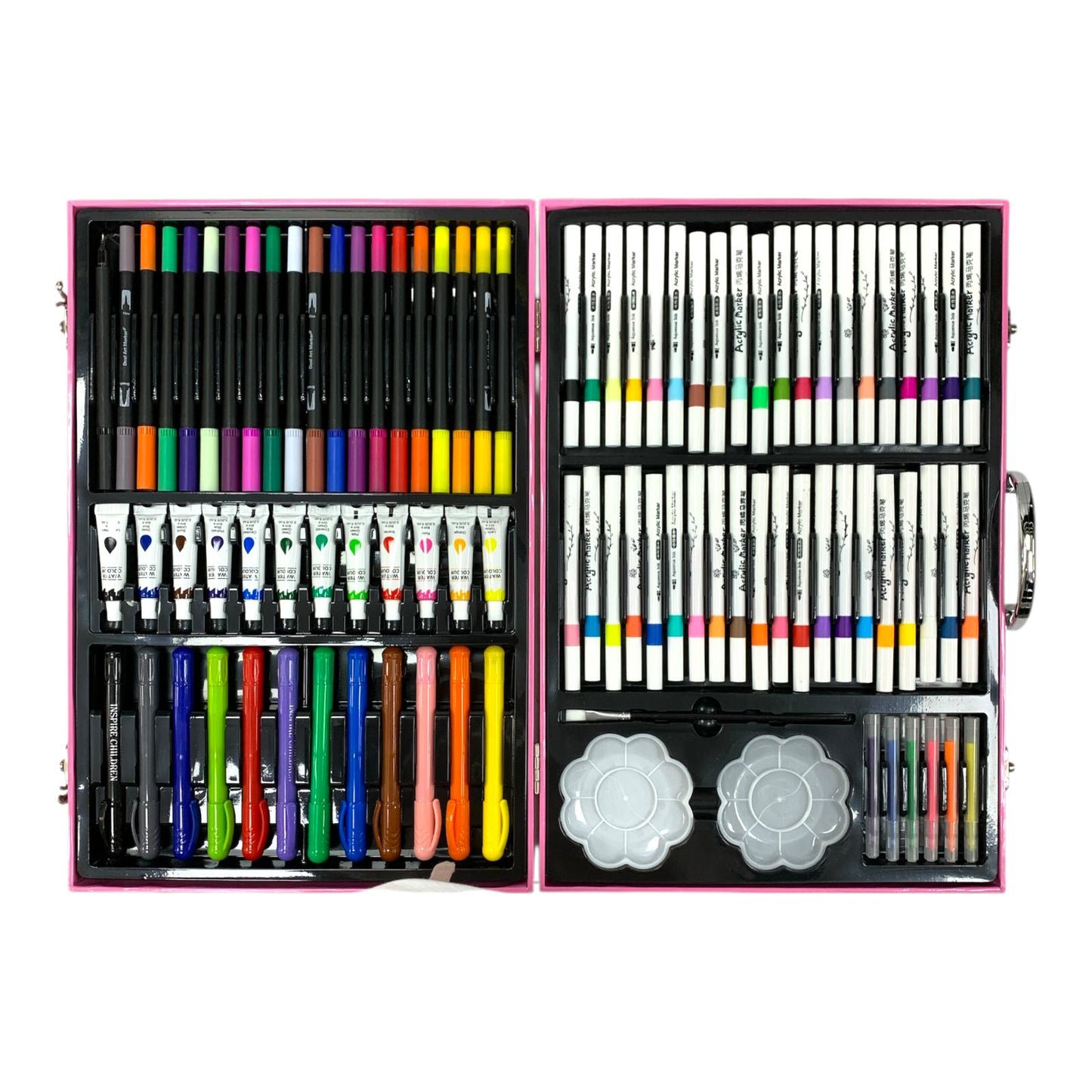 Kuromi Coloring Case 113 Pcs || جنطة تلوين كرومي ١١٣ قطعة