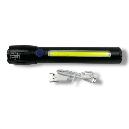Rechargable LED Flashlight USB || كشاف ليد شحن للطوارئ