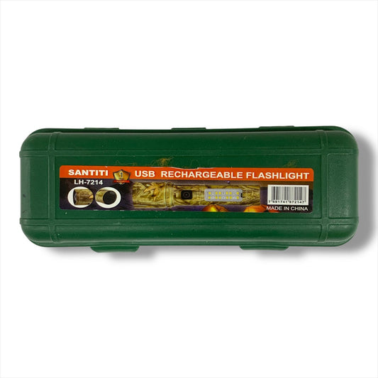 Rechargable LED Flashlight USB || كشاف ليد شحن للطوارئ