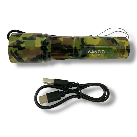 Rechargable LED Flashlight USB || كشاف ليد شحن للطوارئ