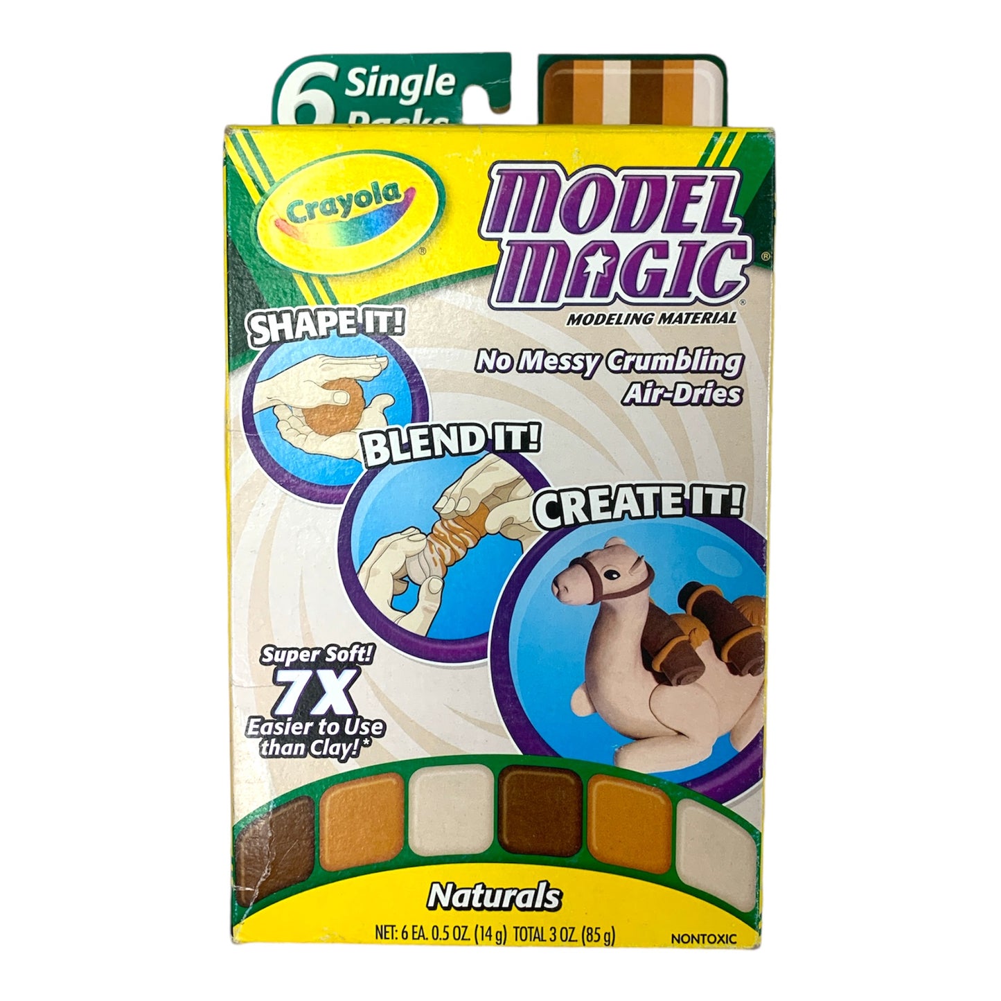 Crayola Model Magic Single Packs 5 Colors || طين صلصال كرايولا ٥ لون