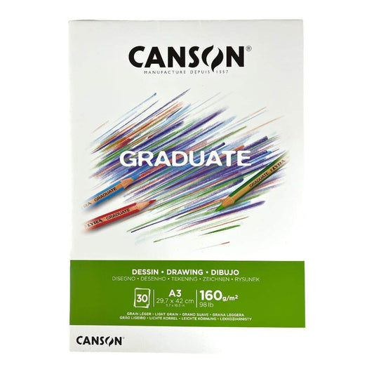 Canson Graduate Drawing A3 Size || A3 كراسة رسم كانسون قراديوت 