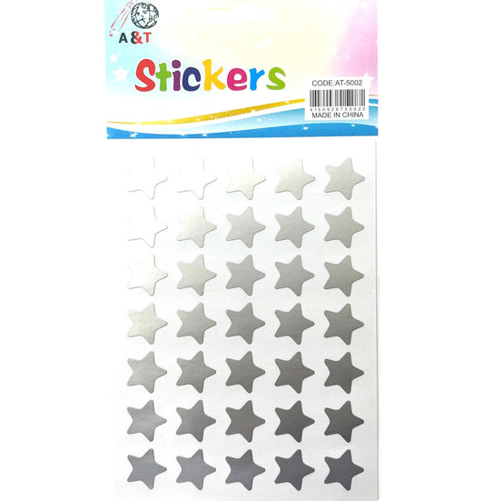 A&T Silver Stars Stickers || ستيكرز نجوم فضي 
