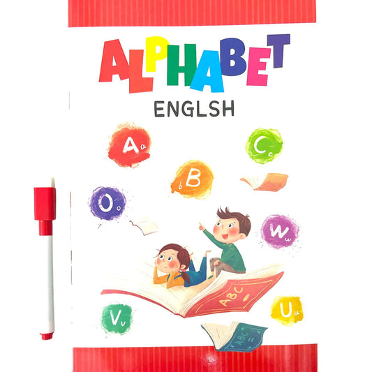 Kids Erasable English Alphabet Practice Book || دفتر تعليم الاطفال الاحرف الانجليزية قابل للمسح 