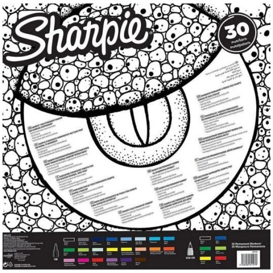Sharpie Permanent Markers Set Special Edition Croc 26 Pcs || مجموعة الوان شاربي ٢٦ لون طقم التمساح
