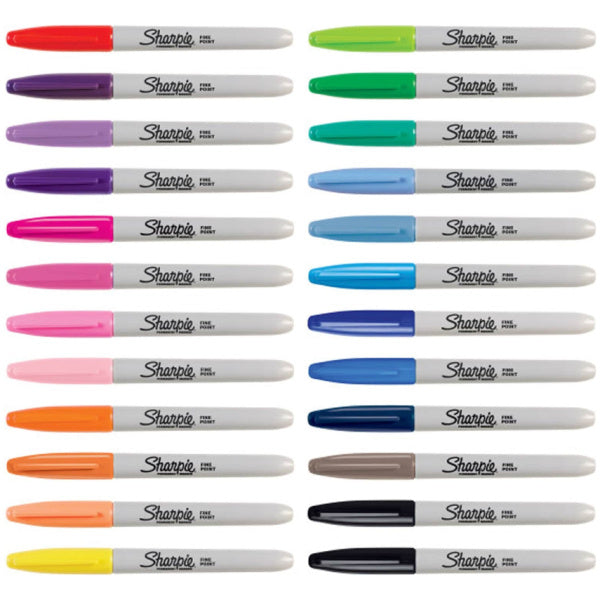 Sharpie Permanent Markers Set Special Edition Croc 26 Pcs || مجموعة الوان شاربي ٢٦ لون طقم التمساح