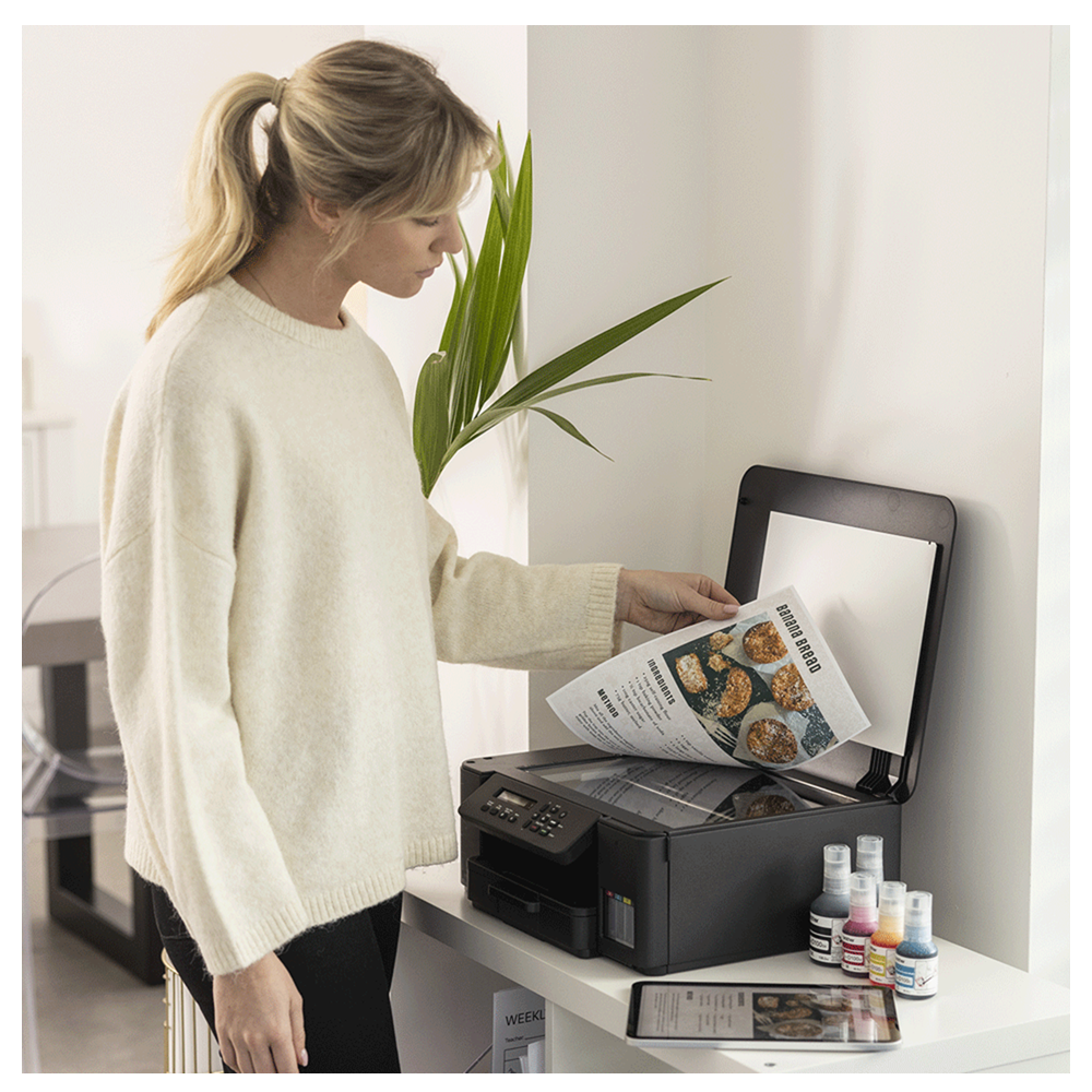 Brother T530DW Refill Ink Tank System 3in1 Duplex Printer, Print, Scan, Copy, Wireless || طابعة برثر تانك ٣ في ١ وايرلس