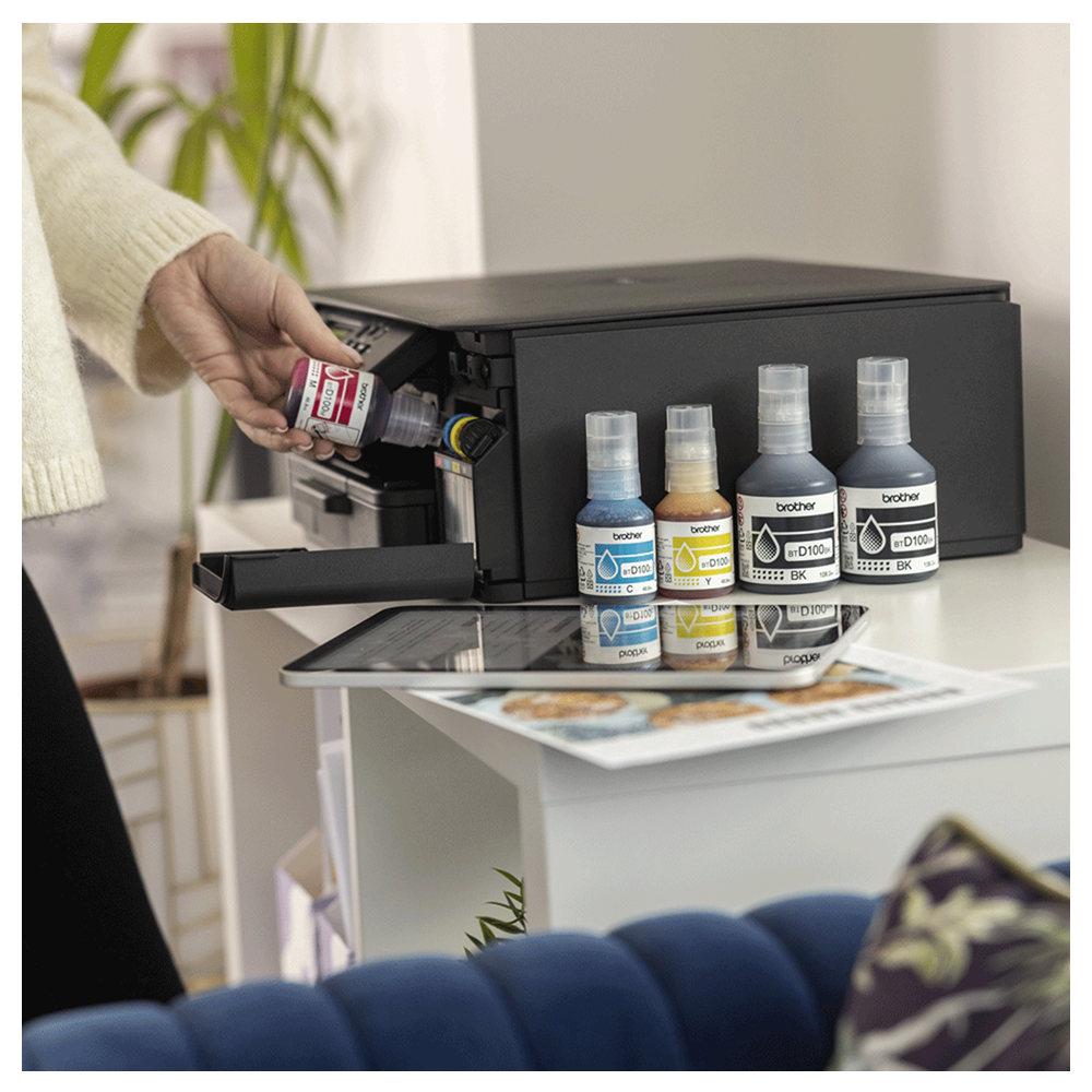 Brother T530DW Refill Ink Tank System 3in1 Duplex Printer, Print, Scan, Copy, Wireless || طابعة برثر تانك ٣ في ١ وايرلس