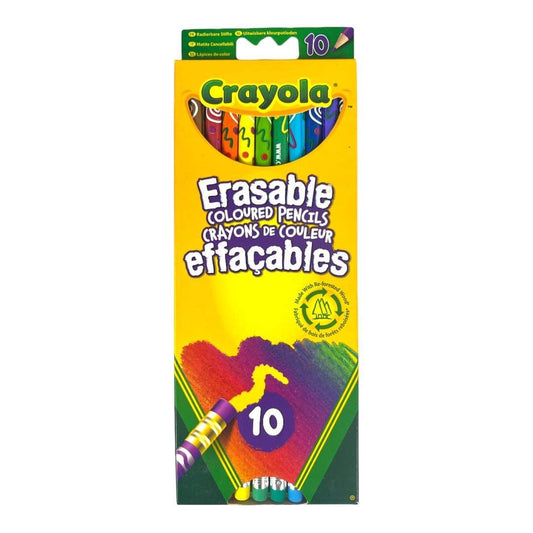 Crayola Erasable Colored Pencils 10 Colors || الوان خشبية ماسحة كرايولا ١٠ لون