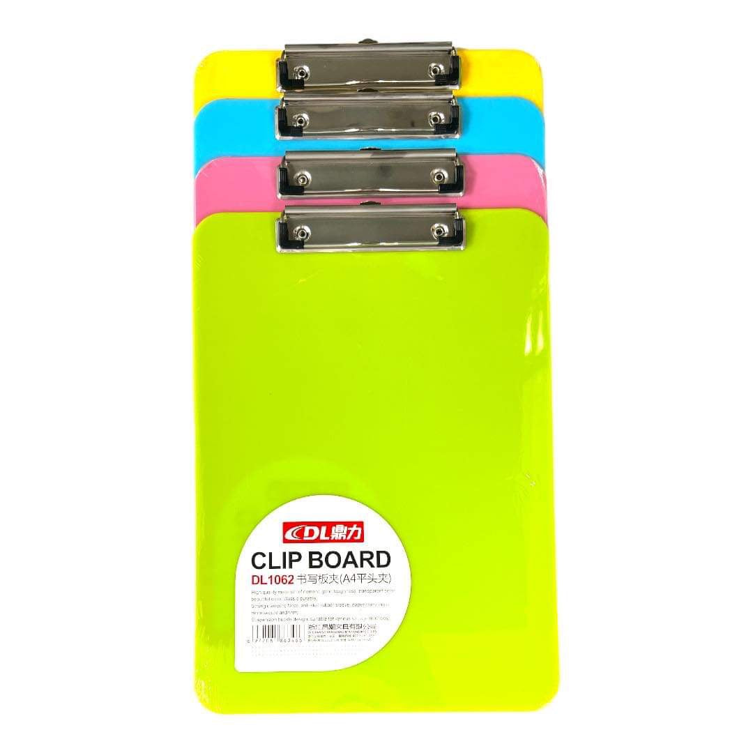 Color Clip Board A4 Size Assorted Color || كليب بورد الوان مختلفة حجمA4