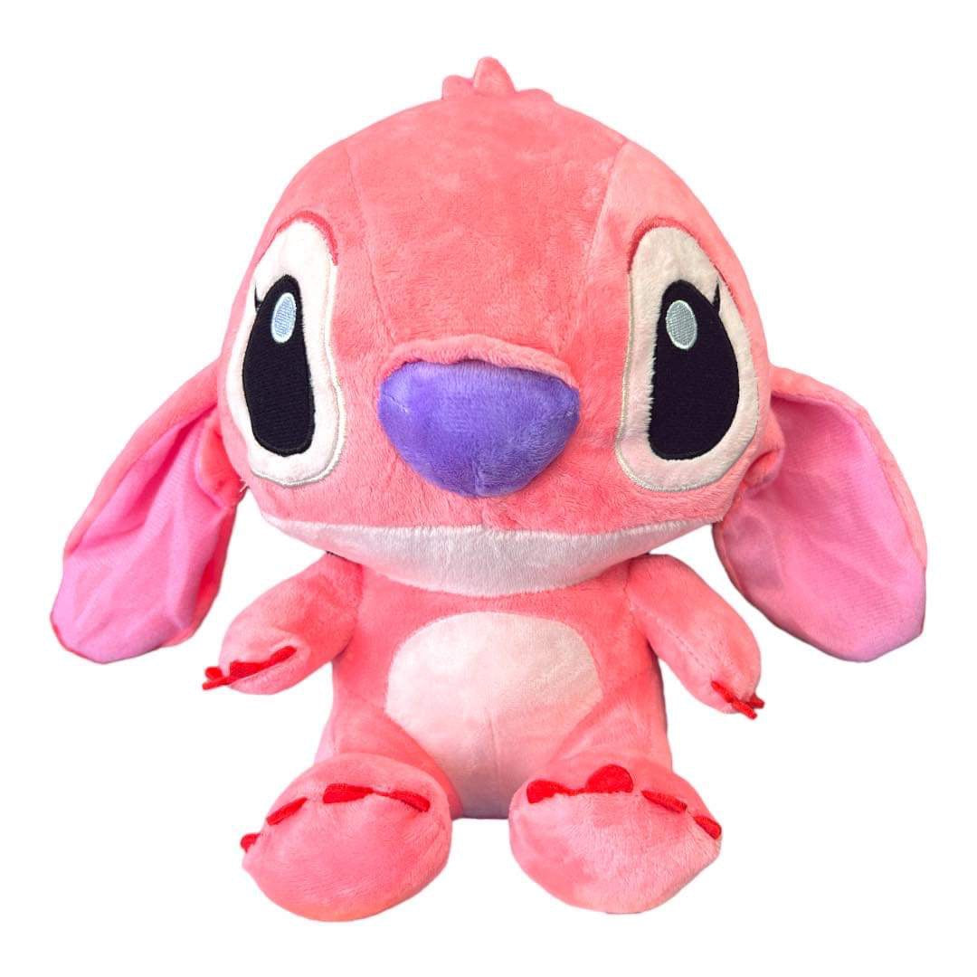 Pink Stitch Stuffed Teddy 35 Cm || دبدوب ستيتش وردي ٣٥ سم