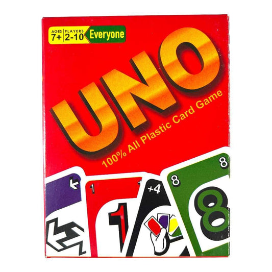 Uno Card Game Plastic || لعبة اونو بلاستيك