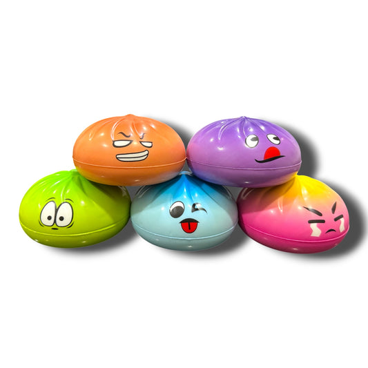 Squishy Dumpling Emoji Faces Assorted Colors || سكوشي دامبلنغ ايموجي الوان متنوعة