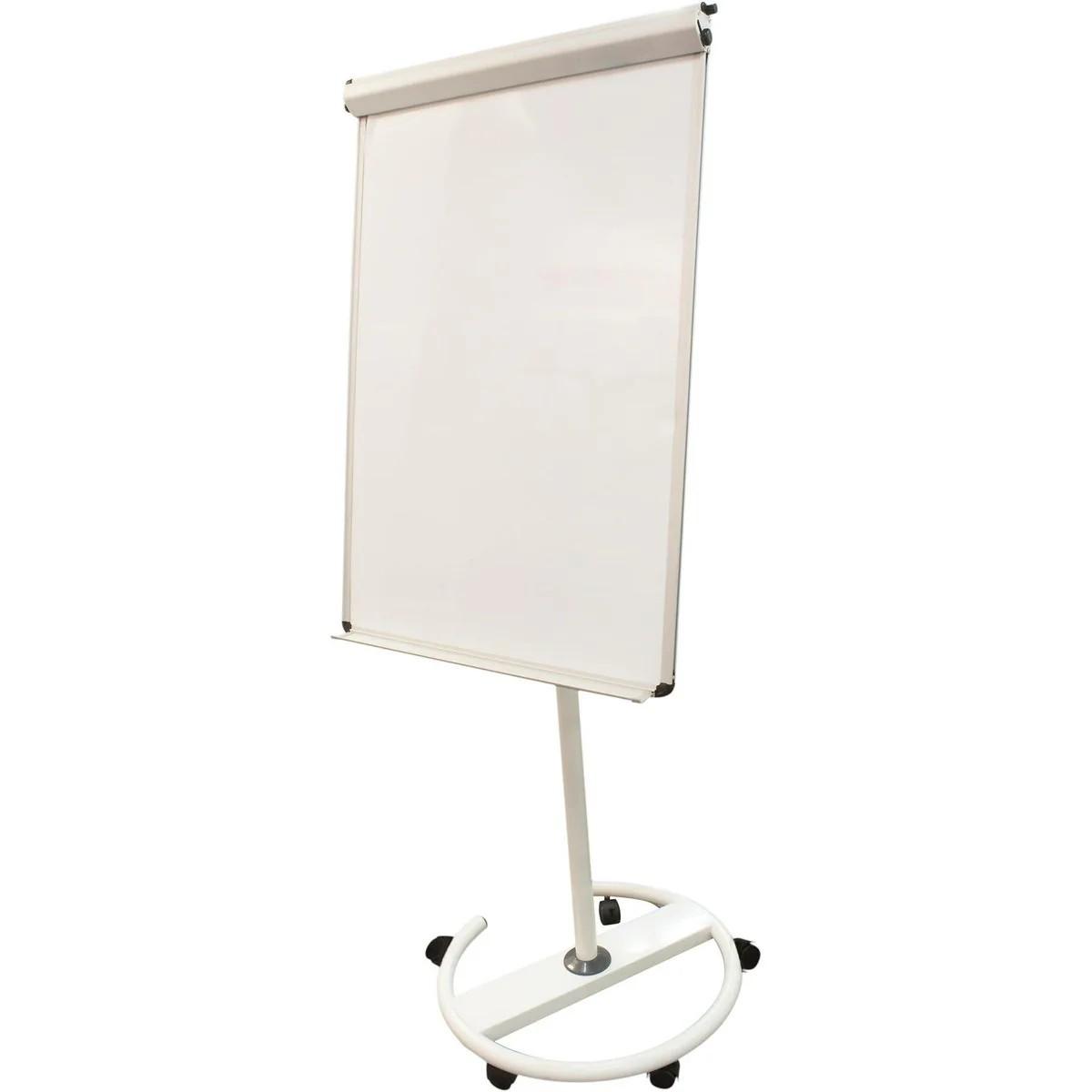 Flip Chart Whiteboard on Wheels Round Base 70 x 100 || فليب شارت قاعدة دائرية وايت بورد 70*100