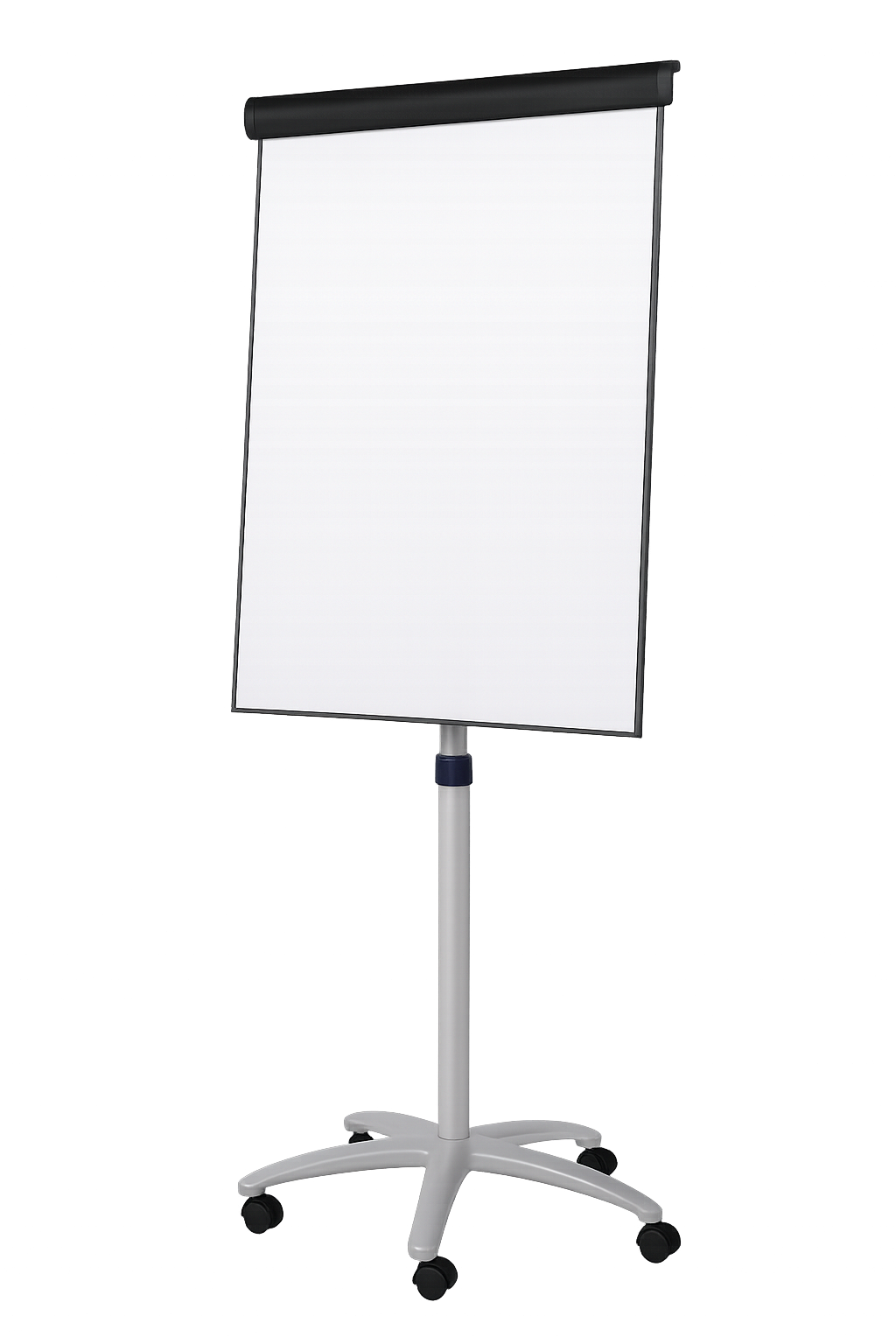 Flip Chart Whiteboard on Wheels 5 Legs 70 x 100 || فليب شارت بخمس ارجل وايت بورد 70*100