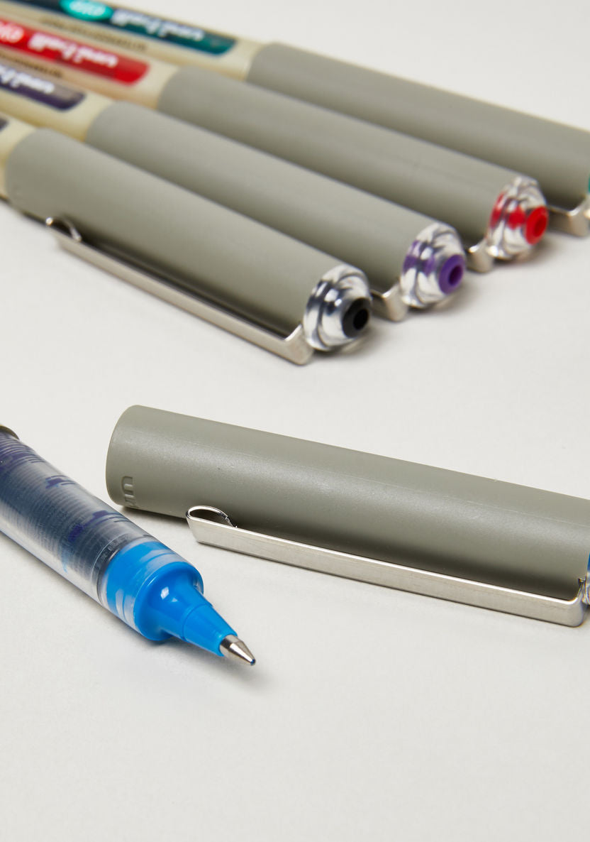 أقلام يوني بول الجميلة - مجموعة من 5 ألوان