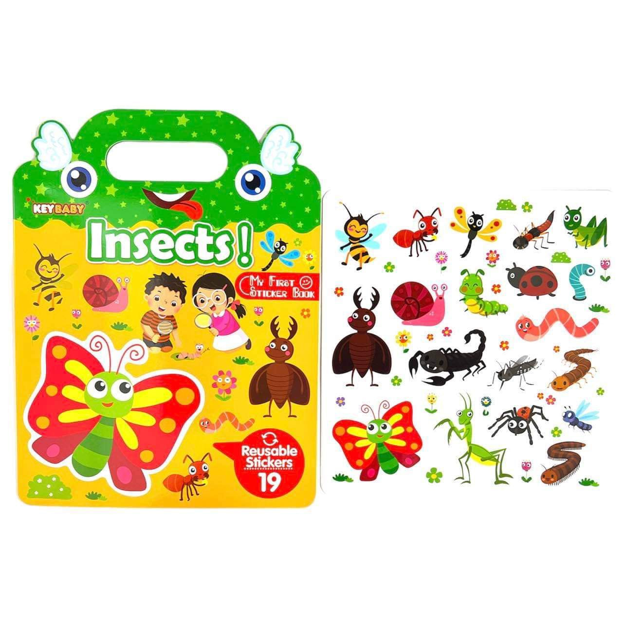 Insects Reusable Stickers  || ستيكرز قابل للازالة الحشرات