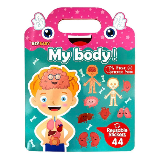My Body Reusable Stickers || ستيكرز قابل للازالة جسم الطفل
