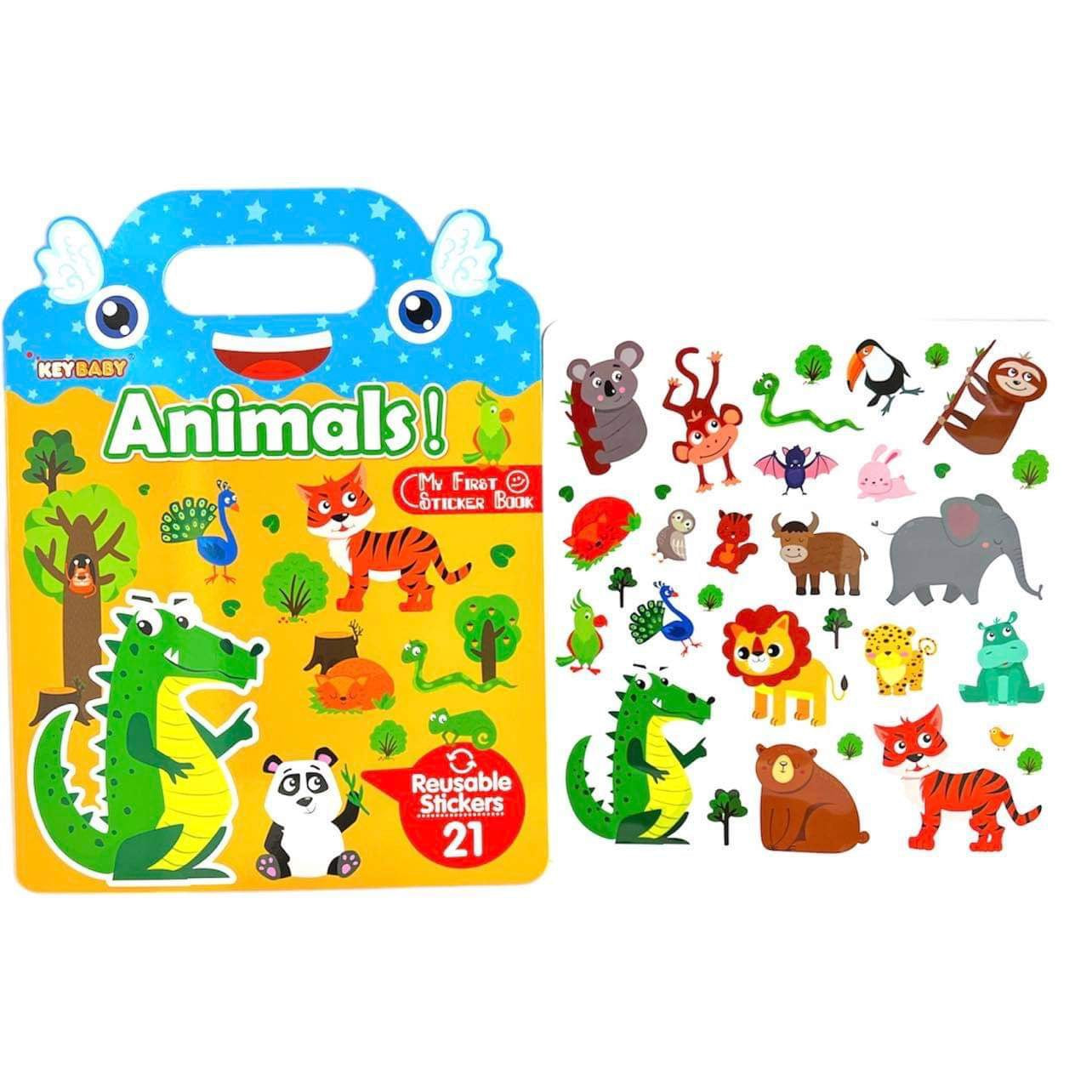 Animals Reusable Stickers || ستيكرز قابل للازالة الحيوانات