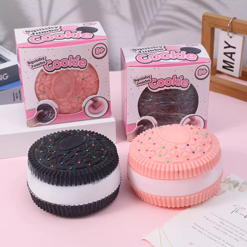 Jumbo Oreo Squishy Pink || سكوشي اوريو جامبو وردي