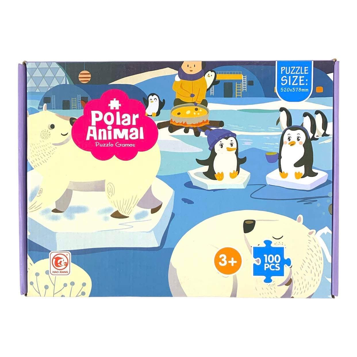 Polar Animal Puzzle Games 100 Pcs || لعبة بازل تركيب ١٠٠ قطعة الحيوانات الثلجية