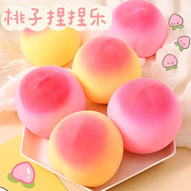 Jumbo Squishy Pink Peach || سكوشي جامبو خوخ وردي