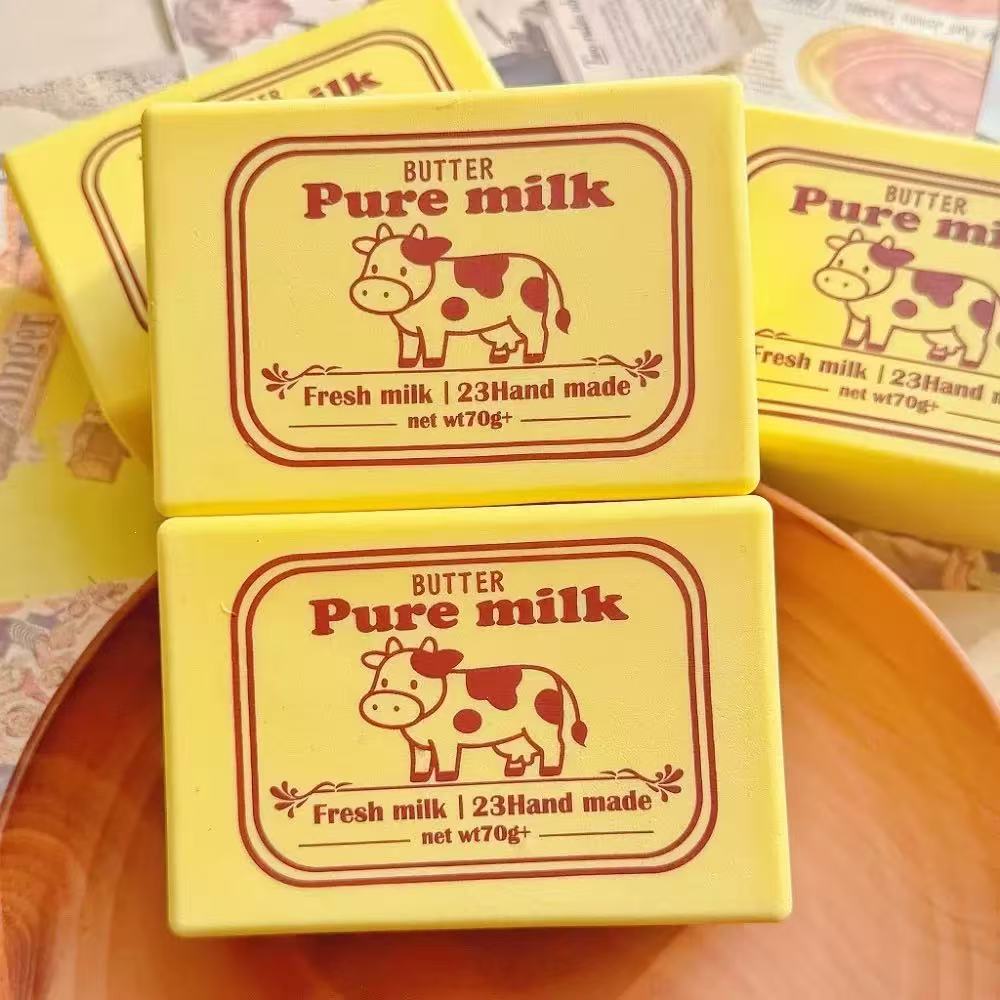 Pure Milk Butter Slow Rising Squishy || مكعب سكوشي اسفنجي زبدة بقرية