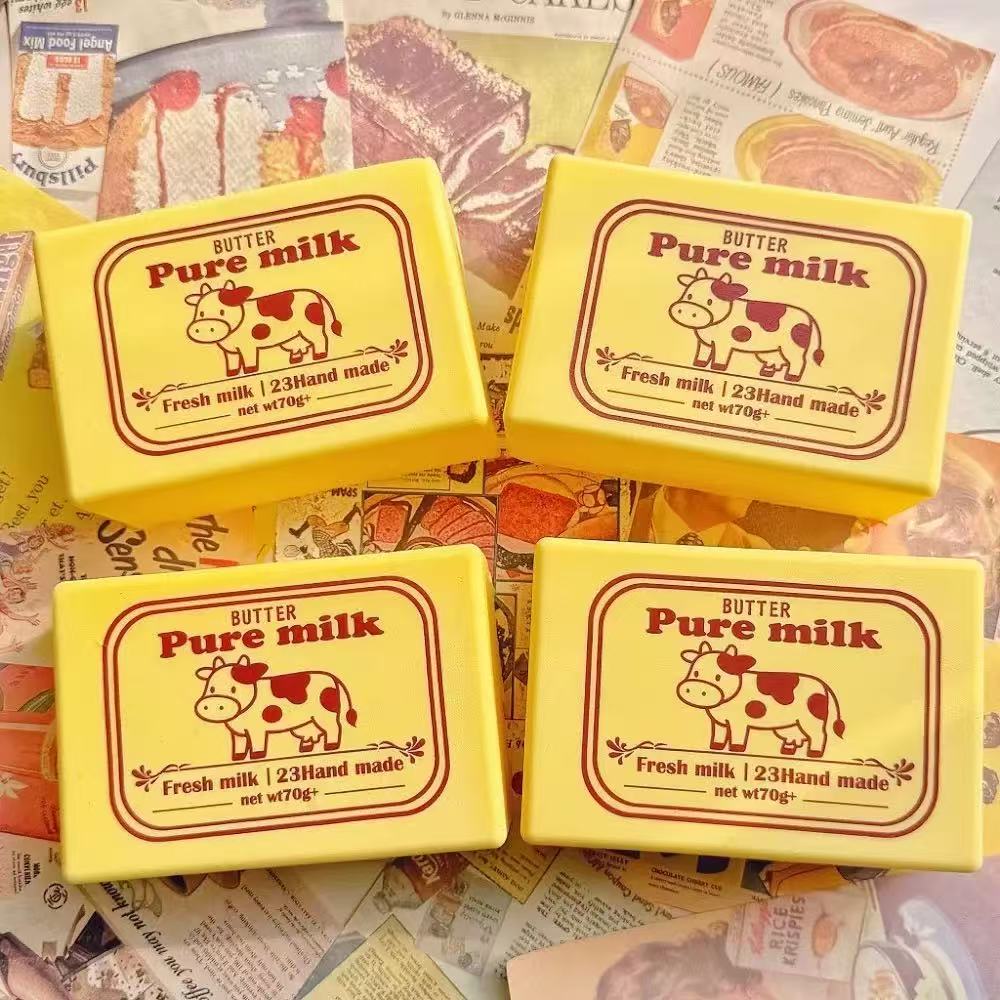Pure Milk Butter Slow Rising Squishy || مكعب سكوشي اسفنجي زبدة بقرية
