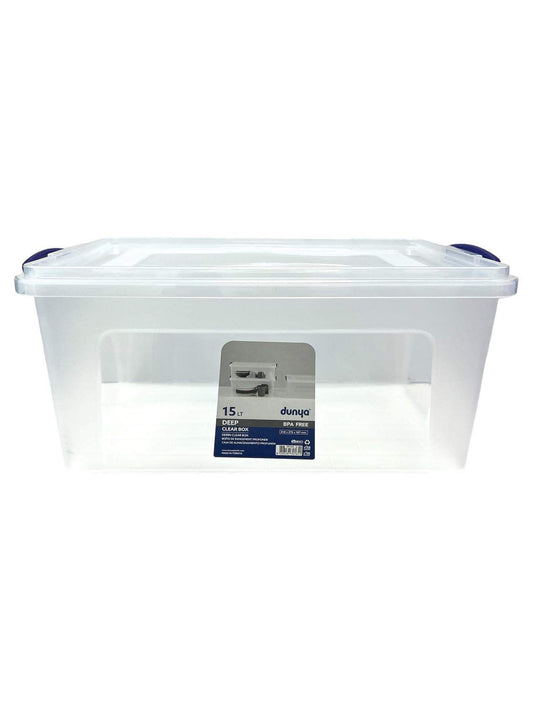 Clear Storage Box 15 L || بوكس تخزين شفاف ١٥ لتر 