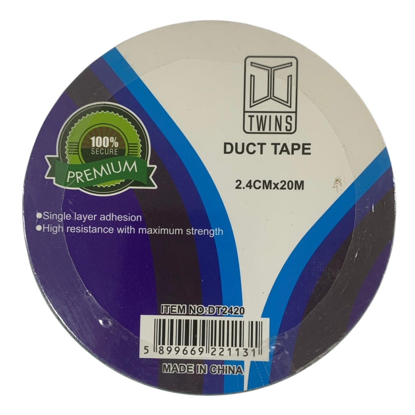 A&T Twins Duct Tape 2.4 cm x 20 M Small Size Green Color || تيب قماش توينز اي اند تي لون اخضر حجم صغير ٢.٤ سم * ٢٠ متر