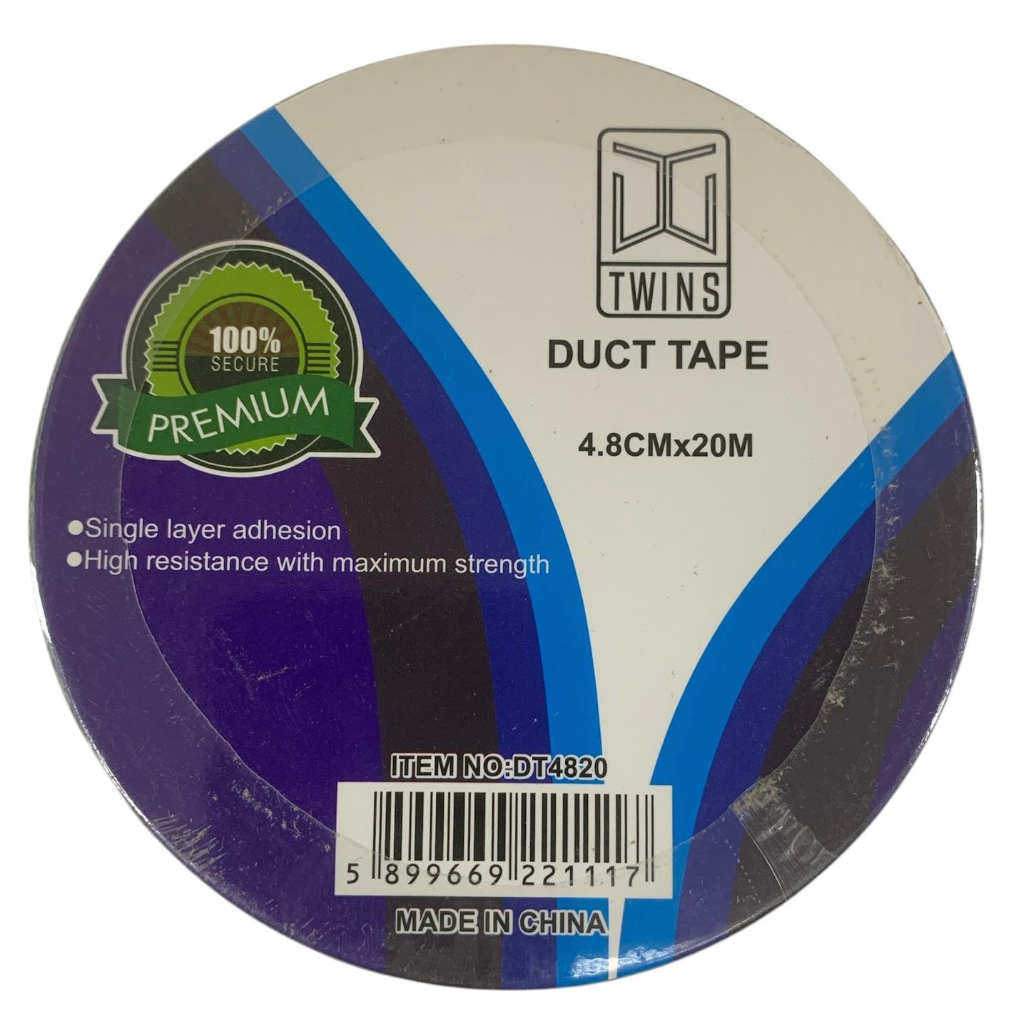 A&T Twins Duct Tape 4.8 cm x 20 M Large Size Green Color || تيب قماش توينز اي اند تي لون اخضر حجم كبير ٤.٨ سم * ٢٠ متر