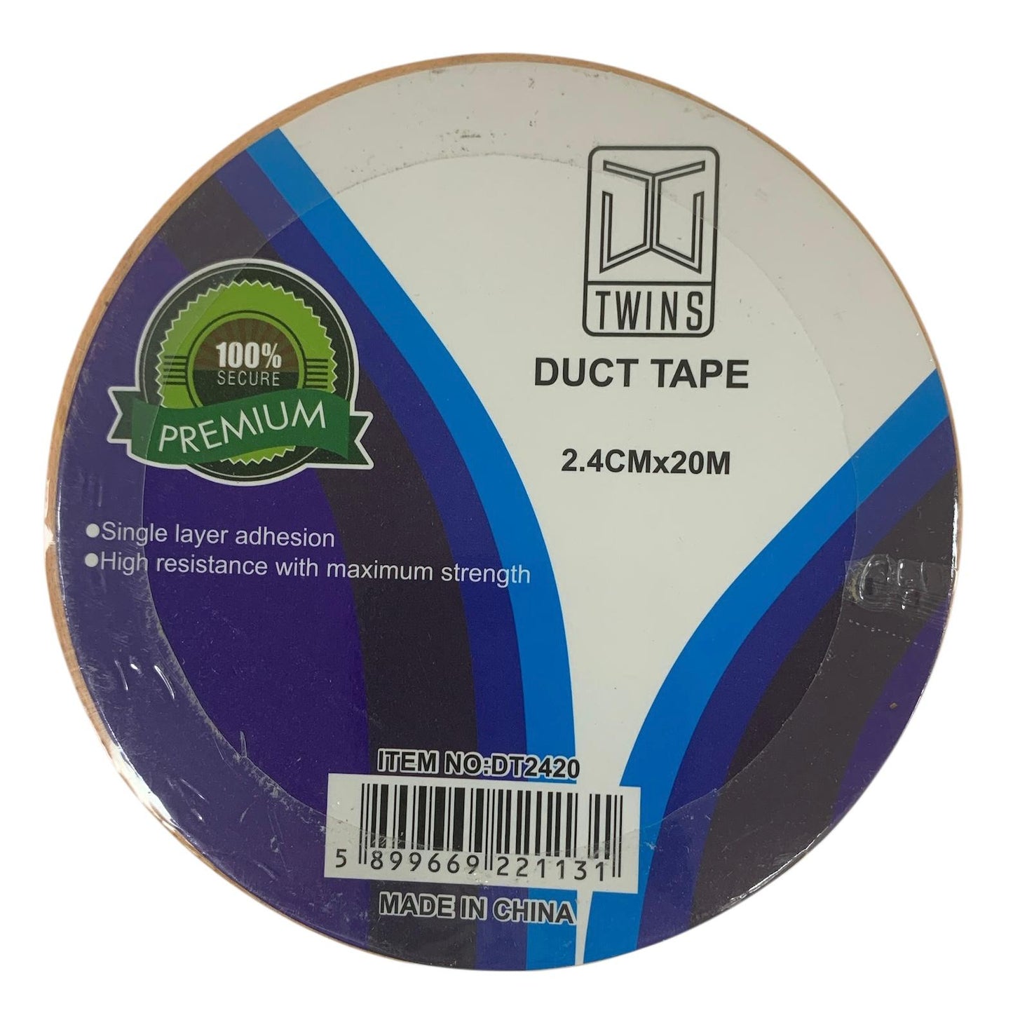 A&T Twins Duct Tape 2.4 cm x 20 M Small Size Yellow Color || تيب قماش توينز اي اند تي لون اصفر حجم صغير ٢.٤ سم * ٢٠ متر