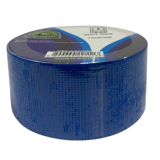 A&T Twins Duct Tape 4.8 cm x 20 M Large Size Blue Color || تيب قماش توينز اي اند تي لون ازرق حجم كبير ٤.٨ سم * ٢٠ متر