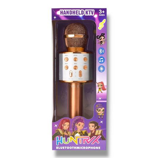 Kpop Demon Hunter Karaoke Microphone Copper Color || لعبة مايكروفون كاريوكي كي بوب ديمون هنتر لون نحاسي