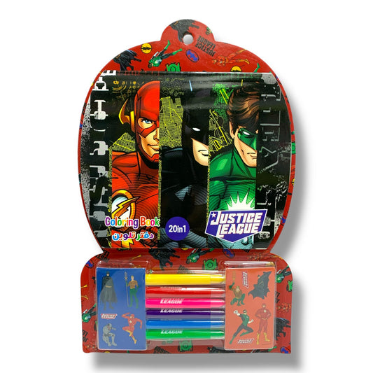 Justice League Coloring Book 20 in 1 || دفتر تلوين ٢٠ في ١ جستس لييج