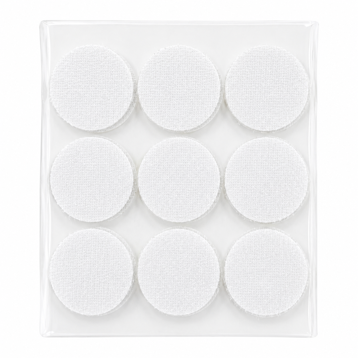 A&T White Circular Velcro Large Size || عاشق و معشوق لون ابيض دائري كبير اي اند تي