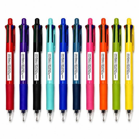 Zebra 4 Color Pens + Pencil Assorted Colors || قلم اربع الوان مع رصاص زيبرا الوان متنوعه