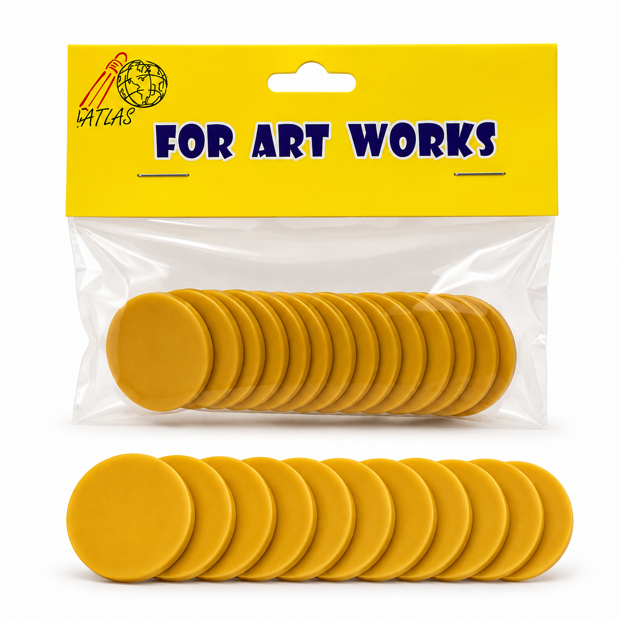 A&T DIY Plastic Disks || اقراص بلاستيكية اشغال يدوية ملونة