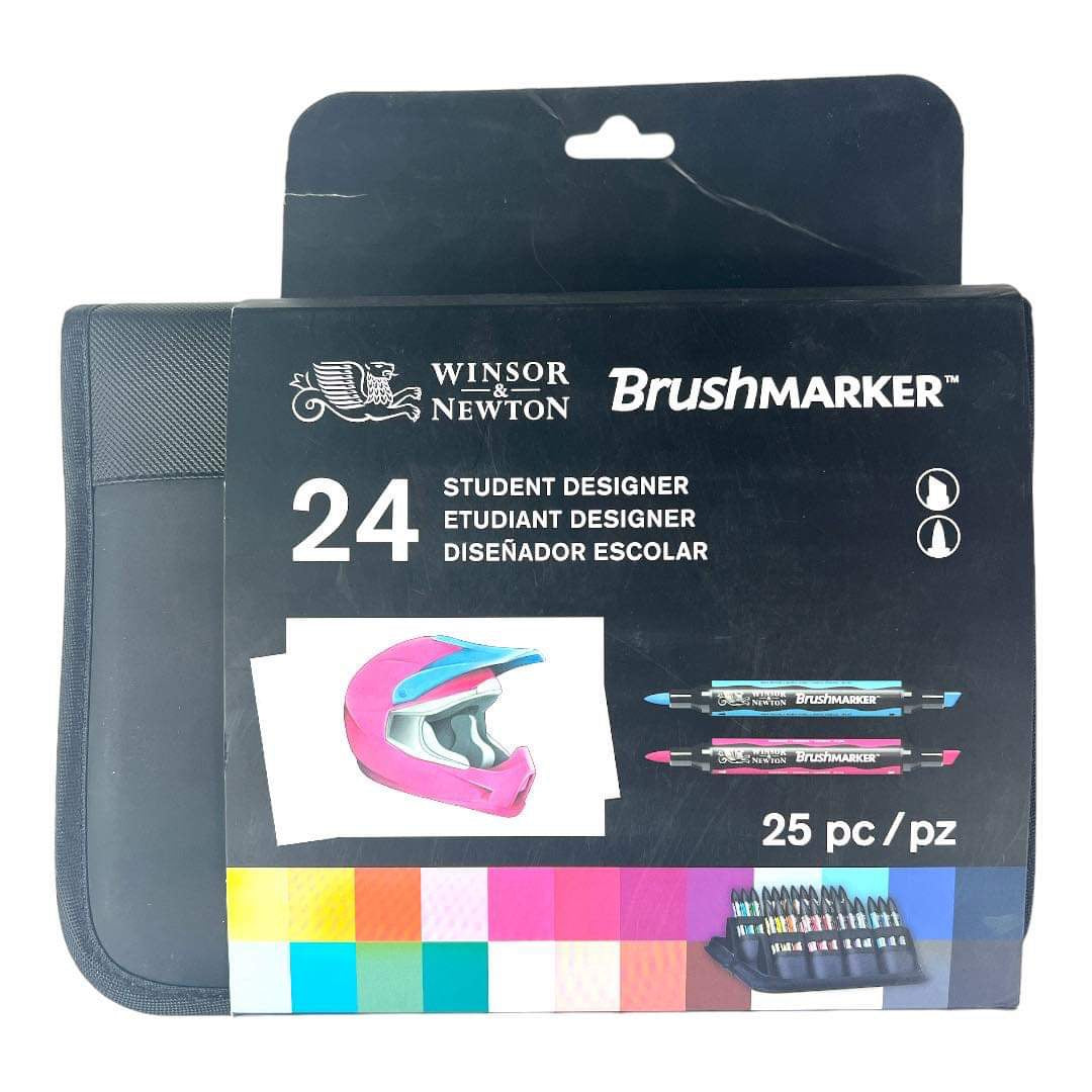 Winsor and Newton Promarker Set 24 Colors || مجموعة الوان بروماركر ونسر اند نيوتن ٢٤ لون  