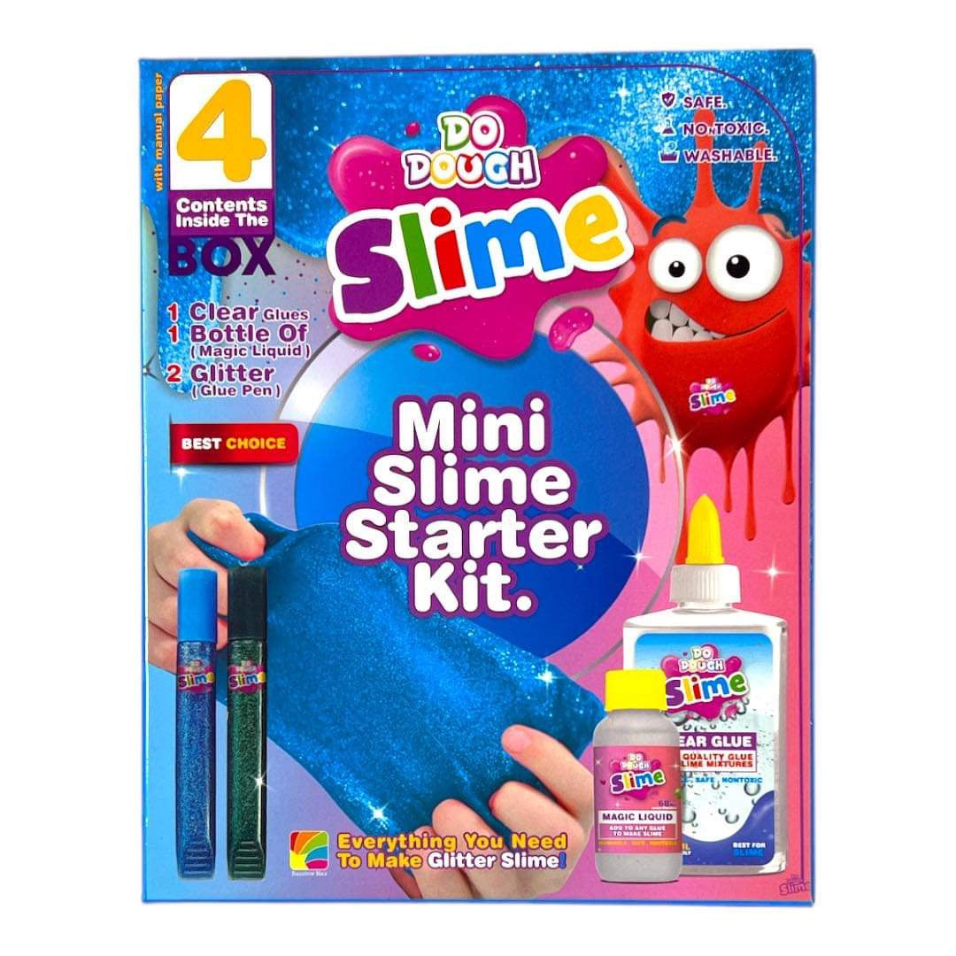 Mini Slime Starter Kit 4 pcs Do Dough || مجموعه ميني مفعل السلايم ٤ قطعة
