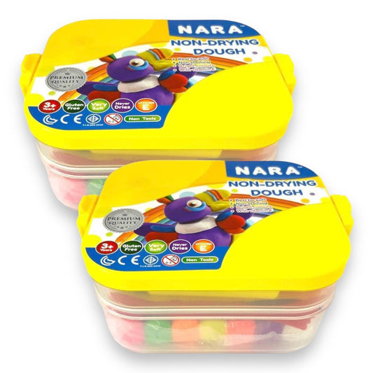 Nara Play Dough 7 Colors Play Set Offer || عرض طين صلصال نارا ٧ لون مع قواطع