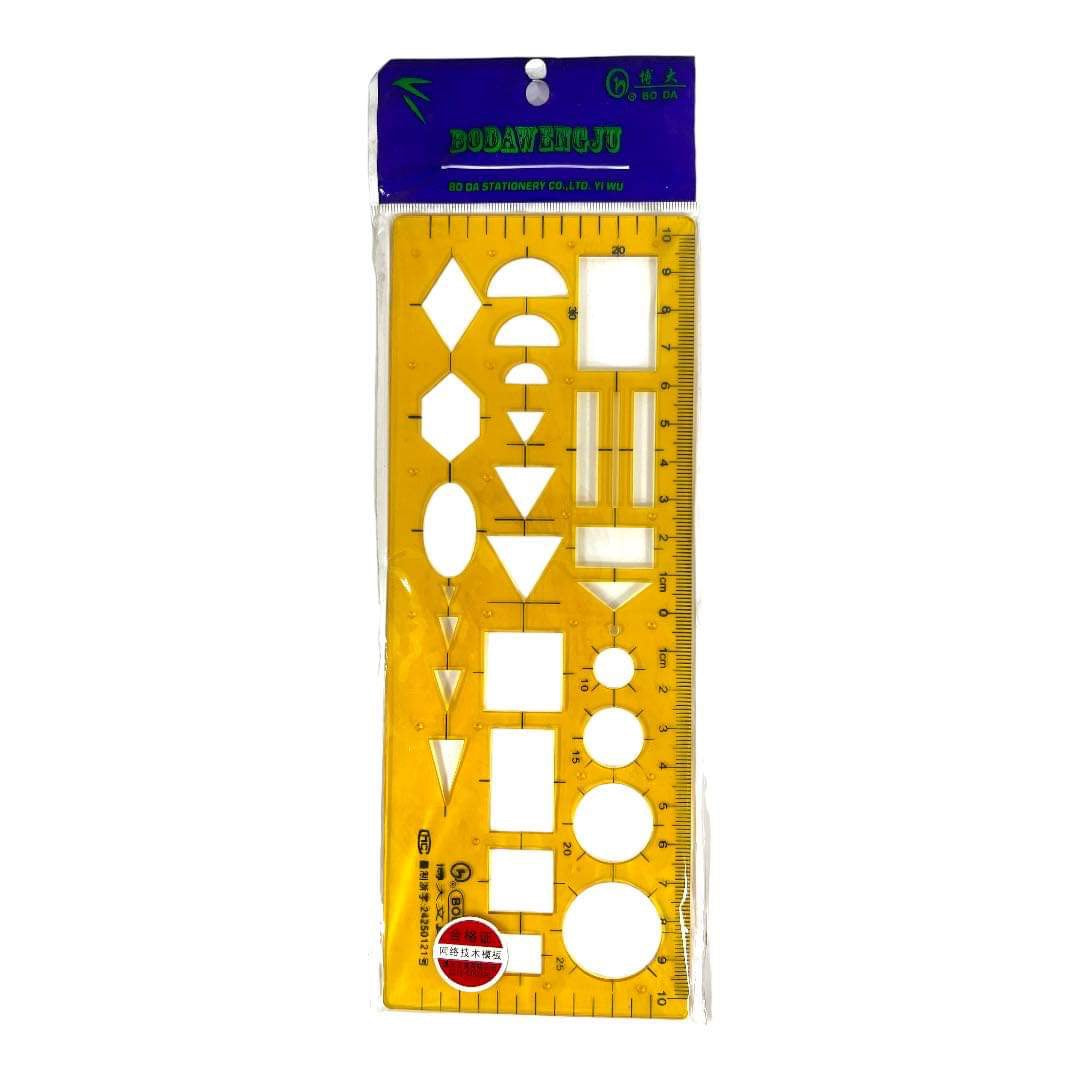 Technical Drawing Network Template Ruler || مسطرة شبكات 