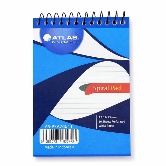 Atlas Spiral Note Pad A7 || نوت أطلس حجم اي سفن