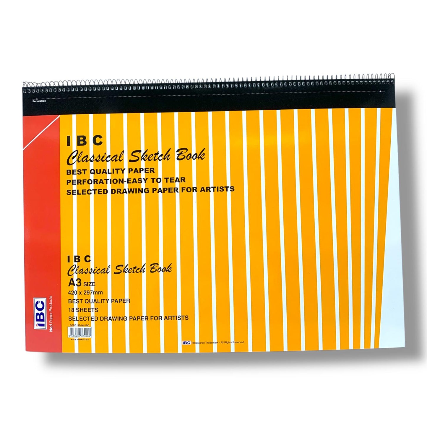 IBC Classical Sketch Book A3 Size || كراسة رسم سكتش بوك اي بي سي حجم اي ثري