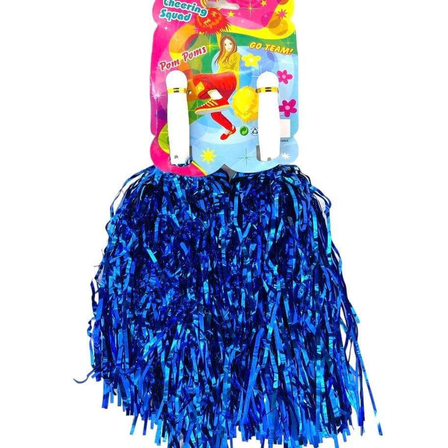 Pom Pom Cheering Squad Blue Color || كركوشة تشجيع لون ازرق