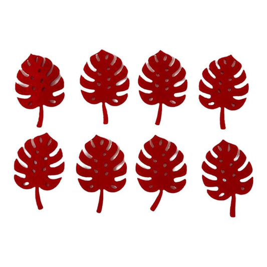 جوخ شكل ورق شجر الخريف احمر