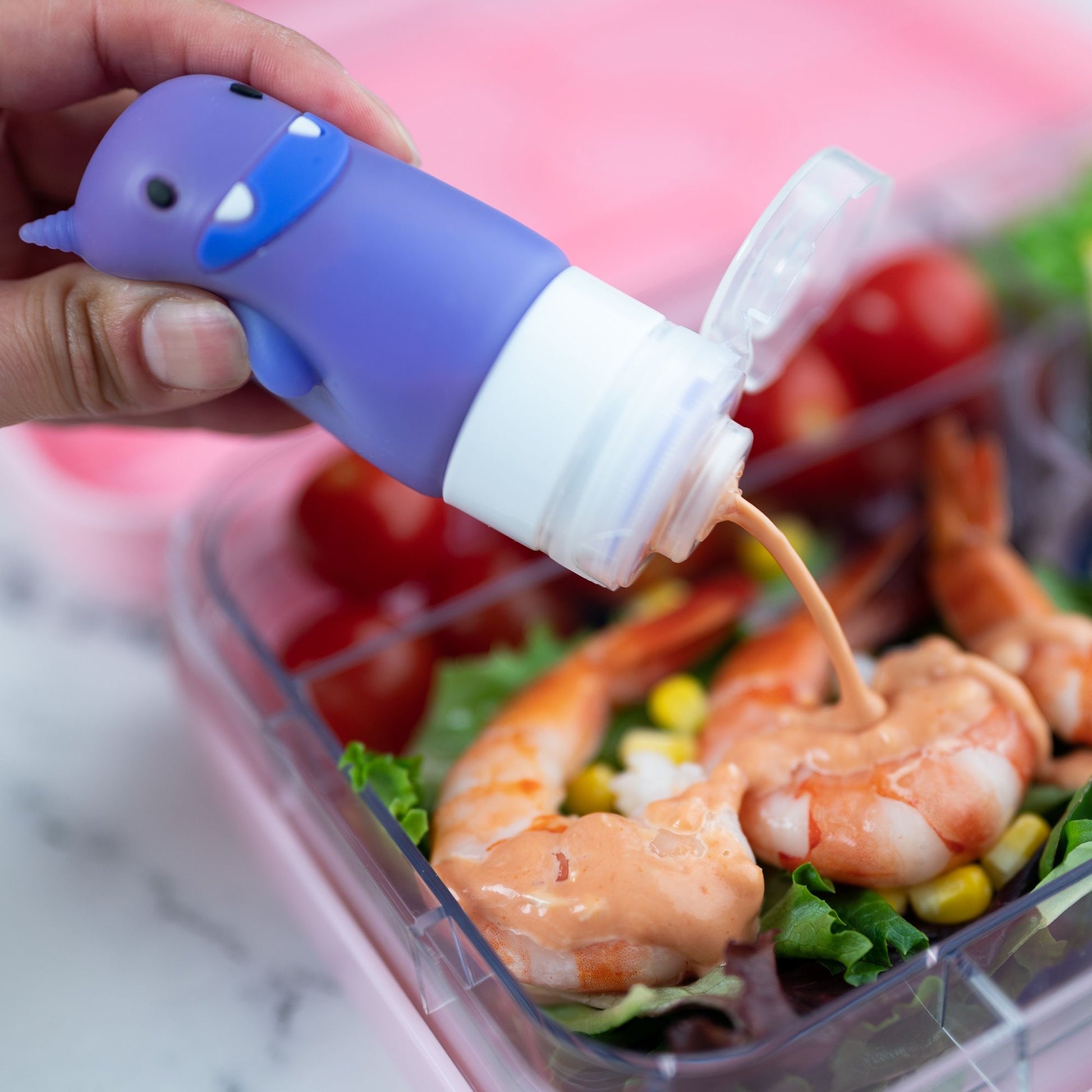 FUNNY MONSTERS - SILICONE CONDIMENT SQUEEZE BOTTLES (SET OF 3)