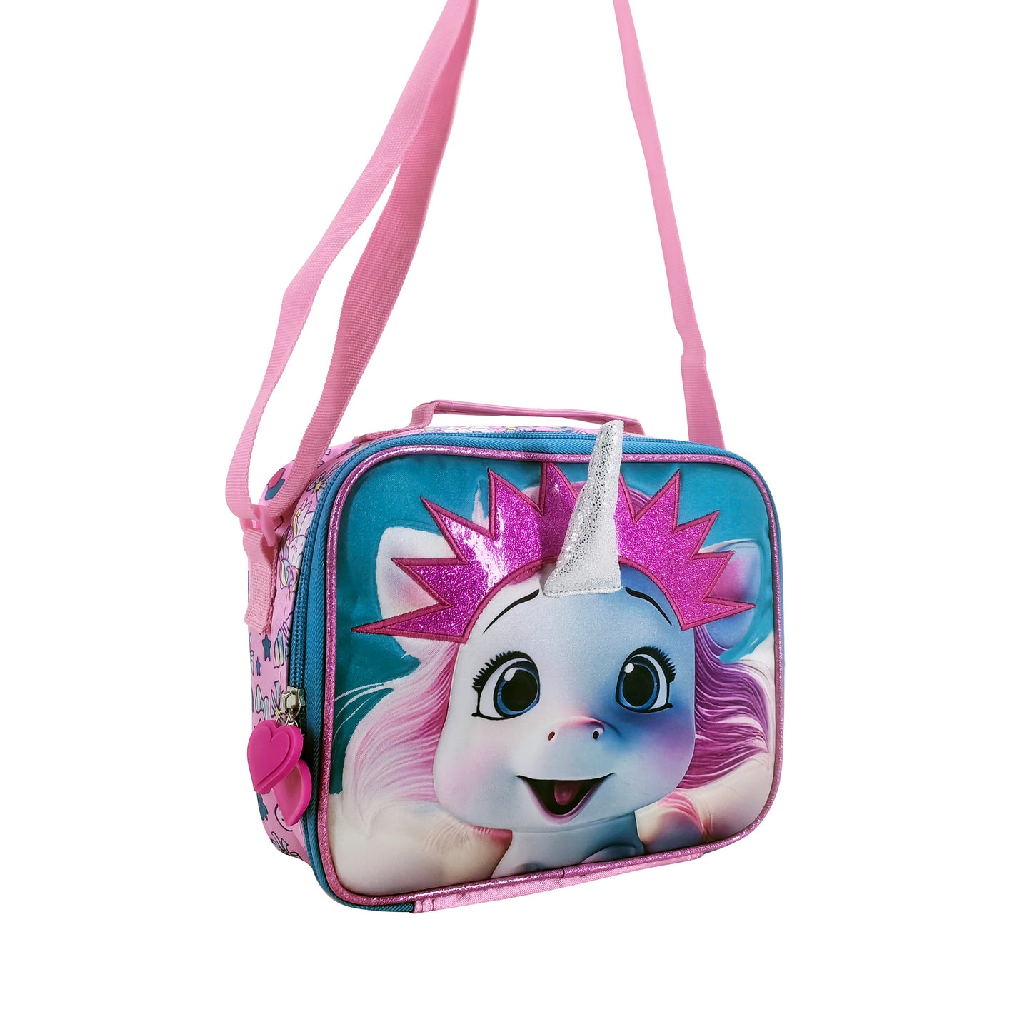 Baby Unicorn Back to School Trolley Backpack Set 3 Pcs 16 Inch || مجموعة جنطة ترولي بيبي يونيكورن 3 قطع حجم كبير 16 انش