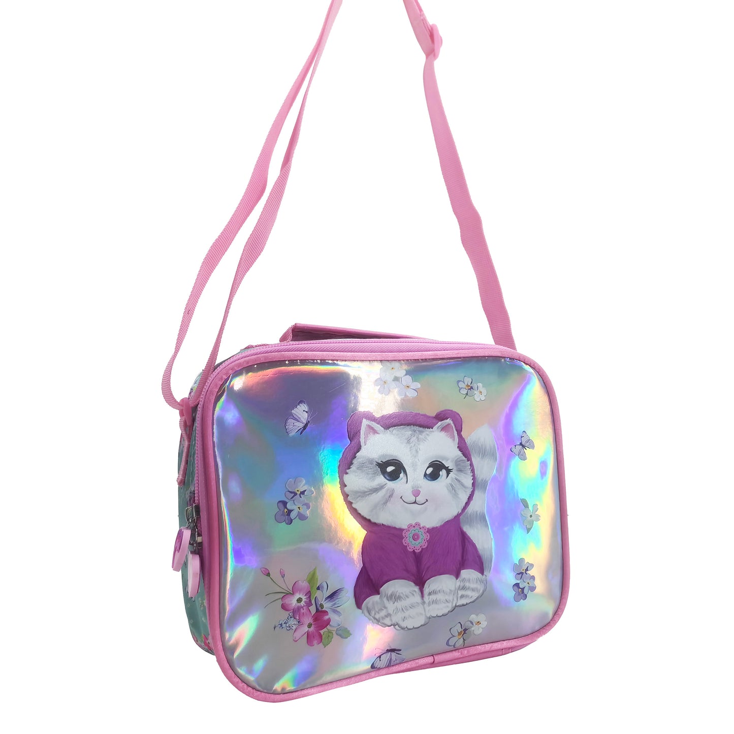 Kitty Cat Back to School Trolley Backpack Set 3 Pcs 16 Inch || مجموعة جنطة ترولي كتي كات 3 قطع حجم كبير 16 انش